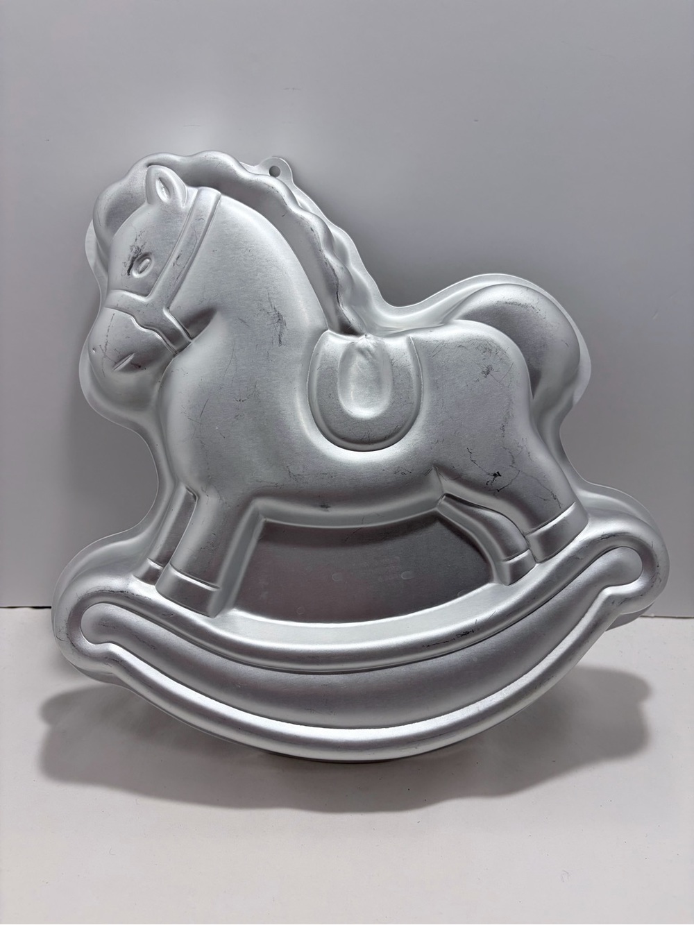 Vintage Wilton 1984 Metal Rocking Horse Cake Pan